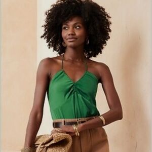 Banana Republic Satin Halter Camisole Top